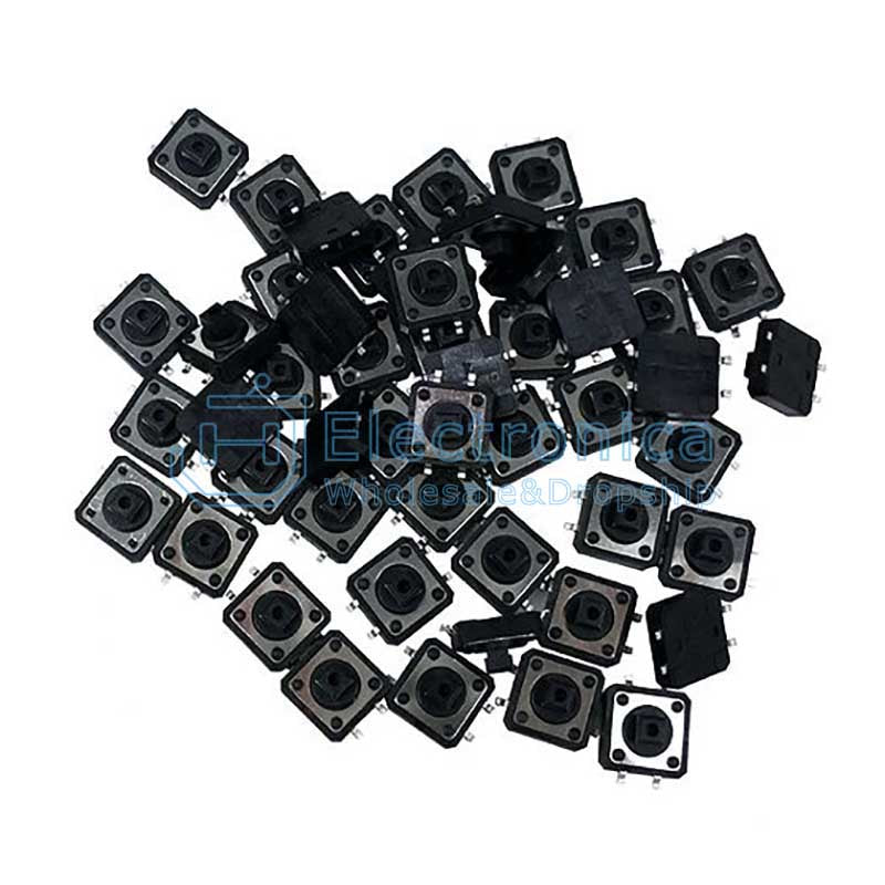B3F4055 12*12*7.3mm Square Button Switch 10pcs - I Found Tech Chinese Warehouse Import