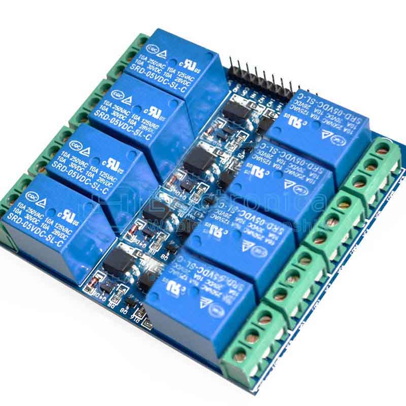 8 Channel 5V 10A Relay Module Optocoupler Isolated - I Found Tech Chinese Warehouse Import