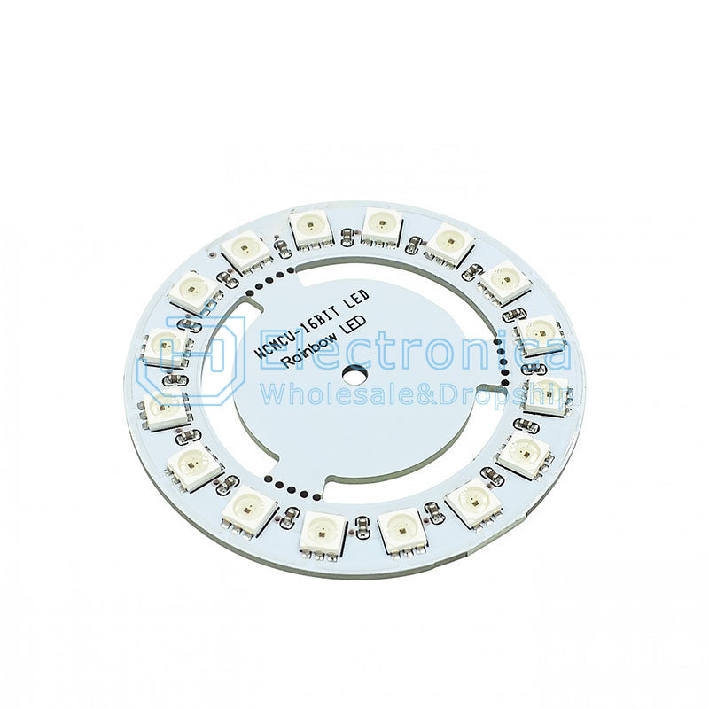 16 Bits WS2812 5050 RGB Ring LED Integrated Driver Module - I Found Tech Chinese Warehouse Import