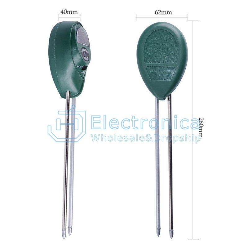 3-in-1 Soil Tester PH Meter Round Head - I Found Tech Chinese Warehouse Import