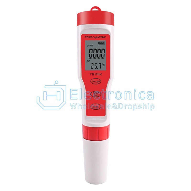 EZ9908 PH TDS EC TEMP 4-in-1 Pen-type Tester - I Found Tech Chinese Warehouse Import - No backlight