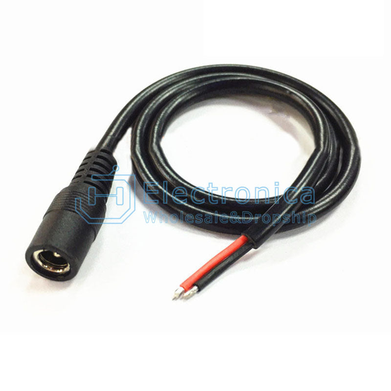5.5x2.1mm DC Female Jack Plug Connectors Power Extension Cable - I Found Tech Chinese Warehouse Import - Option 16965;38142