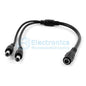 5.5*2.1mm 1 Female to 2 Male DC Power Splitter Adapter Cable - I Found Tech Chinese Warehouse Import - 30cm