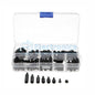 180pcs M3 Nylon Spacers Screws Nuts Hexagon Studs Box Kit - I Found Tech Chinese Warehouse Import - Black