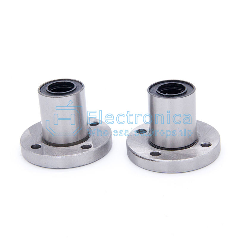 Round Flange Linear Bearing LMH6 8 10 12 13 16 20 25 30 35 40 50 60UU - I Found Tech Chinese Warehouse Import - LMF10UU...