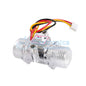 DN15 Transparent Flowmeter Water Flow Sensor Turbine Flowmeter S201C - I Found Tech Chinese Warehouse Import - Black