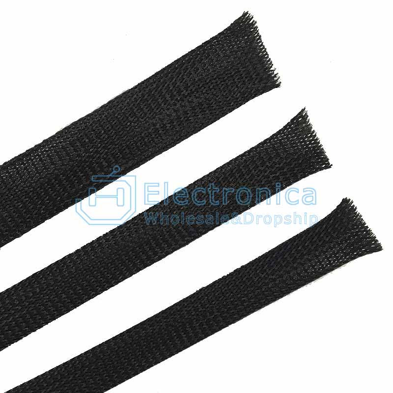 1 Metre Flame Retardant Nylon PET Mesh Telescopic Sleeve - I Found Tech Chinese Warehouse Import - 10MM