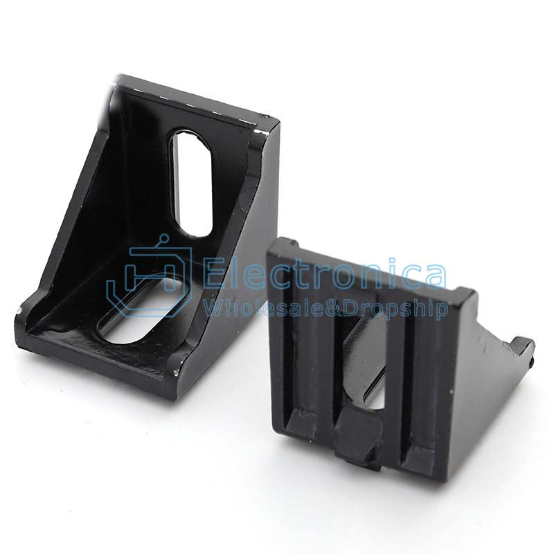 4040 Black Aluminum Angle Bracket - I Found Tech Chinese Warehouse Import