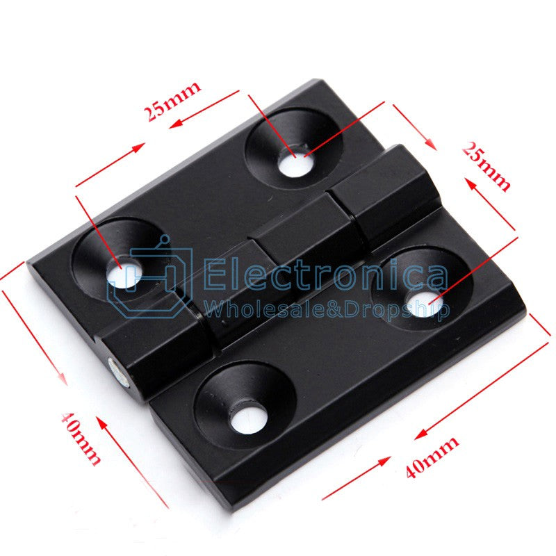40/50/60/80*65 Zinc Alloy Hinge - I Found Tech Chinese Warehouse Import - 4040 Black