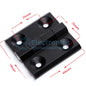 40/50/60/80*65 Zinc Alloy Hinge - I Found Tech Chinese Warehouse Import - 4040 Black