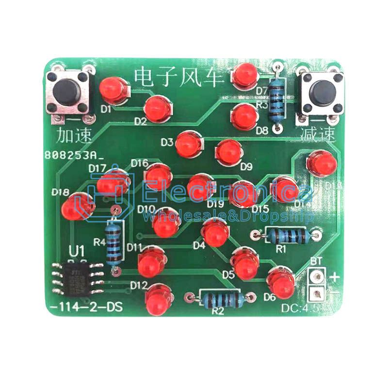 Electronic Windmill Shaped DIY Kit - I Found Tech Chinese Warehouse Import - Kit without battery holder