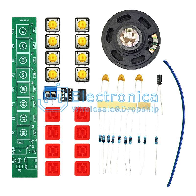 NE555 Electronic Keyboard Kit - I Found Tech Chinese Warehouse Import - Kit