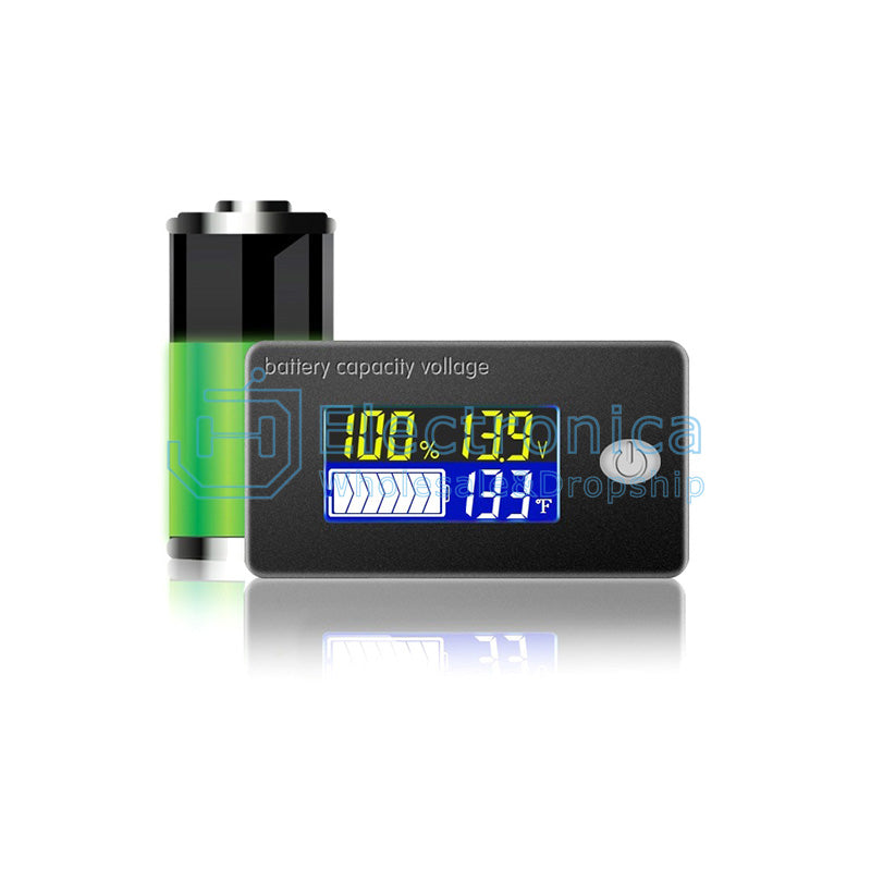 JS-C35 Voltage and Electricity Thermometer LCD Display Meter - I Found Tech Chinese Warehouse Import - Option 34018;34030