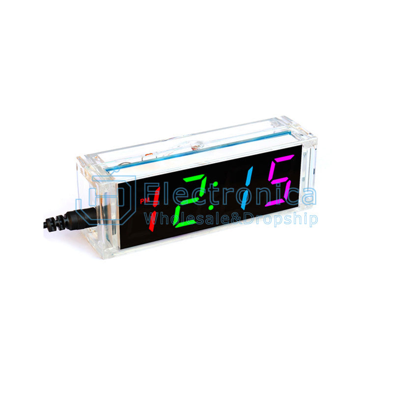 4Bit Digital Electronic Clock DIY Kit - I Found Tech Chinese Warehouse Import - Blue