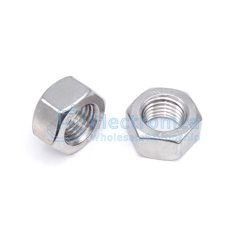 201 Stainless Steel Hexagon Nut - I Found Tech Chinese Warehouse Import - M10 10pcs