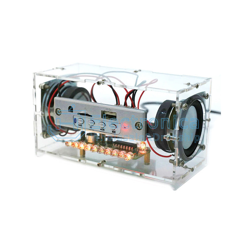 Bluetooth-Compatible Speaker DIY Kit - I Found Tech Chinese Warehouse Import - 12-channel color spectrum DIY Kit