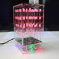 4×4×4 Colorful LED Cube DIY Kit - I Found Tech Chinese Warehouse Import - DIY parts with remote control+foggy two-color light