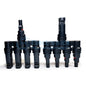 MC4.0 T-shaped 5-Way 50A Photovoltaic Connector - I Found Tech Chinese Warehouse Import - T-shaped 5-Way(Male/Female 1 Pair)