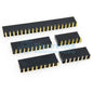 2.54mm 1*2/3/4/5/6/7/8/9/10/20/40P 90 Degree Curved Female Seat - I Found Tech Chinese Warehouse Import - 1*10P Bent Pin