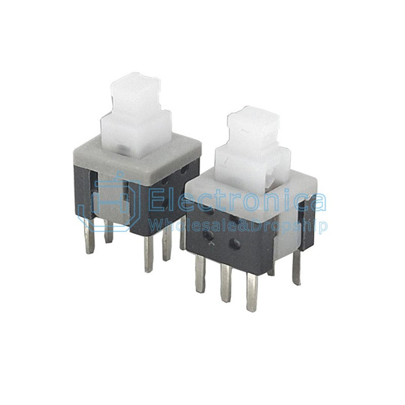 5.8*5.8mm Self-locking/Unlocking Double Row 6P Button Switch - I Found Tech Chinese Warehouse Import - 5.8*5.8mm Self-locking