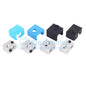 E3D-V6/MK8/MK10 Heating Aluminum Block Silicone Sleeve - I Found Tech Chinese Warehouse Import - Crater(blue)
