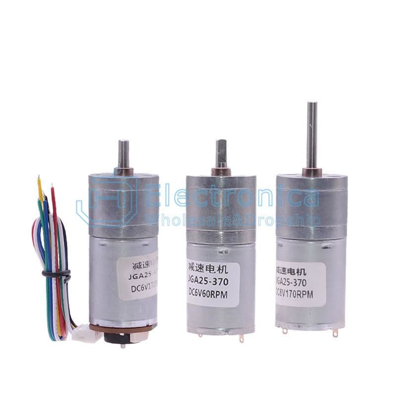 JGA25-370 6/12/24V Micro DC Motor - I Found Tech Chinese Warehouse Import - Option 42325;42331;42334