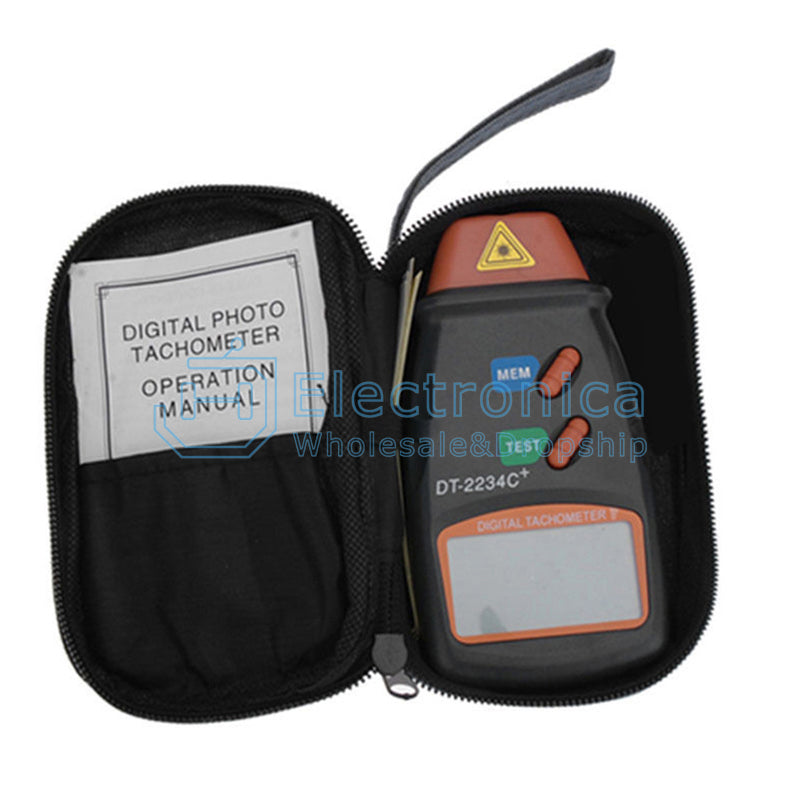 DT-2234C+ Digital Laser Tachometer - I Found Tech Chinese Warehouse Import