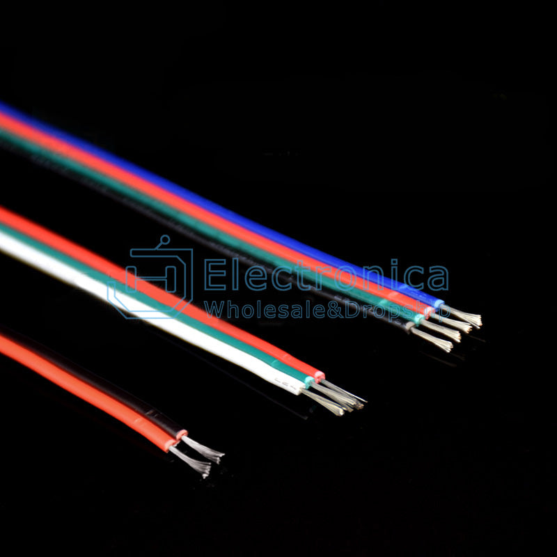 12V RGB 2/3/4 Cores LED Strip Extension Wire - I Found Tech Chinese Warehouse Import - 2cores 100m/strip