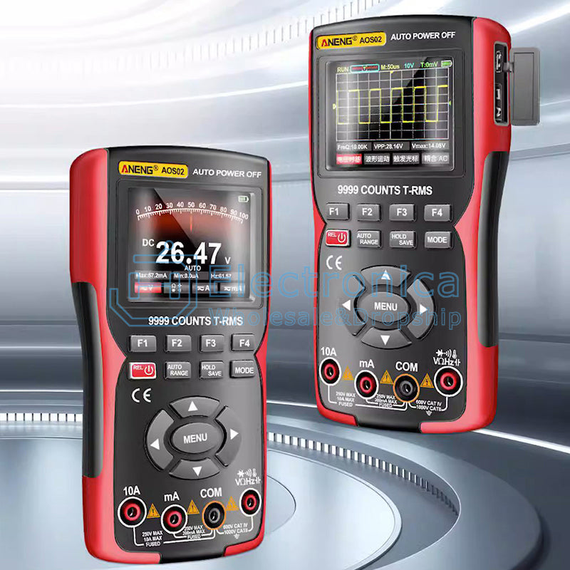 AOS02/AOS03 Multifunction Digital Oscilloscope Multimeter - I Found Tech Chinese Warehouse Import -...