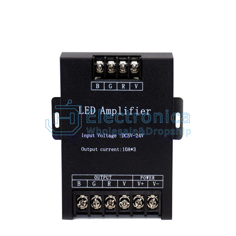 5-24V 30A RGB 3 Channel Signal Amplifier - I Found Tech Chinese Warehouse Import