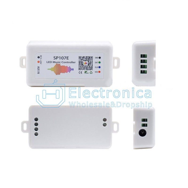 5/12/24V SP107E Bluetooth Music LED Controller for WS2812B/2811 - I Found Tech Chinese Warehouse Import