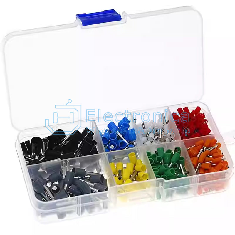 400PCS-8 Kinds E0506-E6012 Cold Crimp Terminals Kit with Box - I Found Tech Chinese Warehouse Import