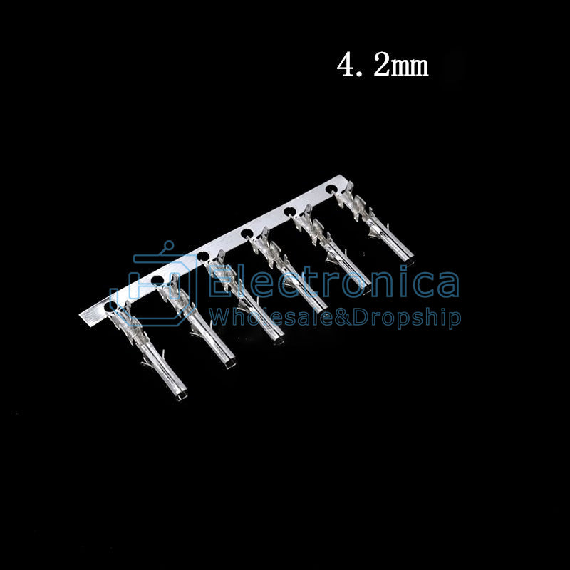 4.2mm 5557/5556 Low/High Pin Female Terminal Connector - I Found Tech Chinese Warehouse Import - 100pcs High Pin(Brass)