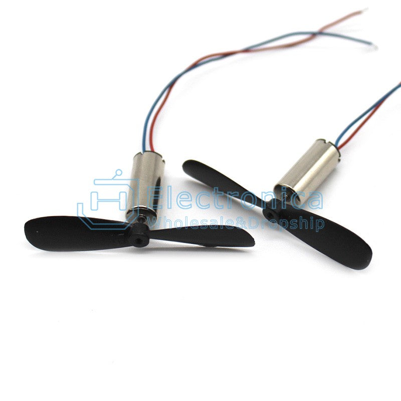 716 Hollow Cup Motor Set - I Found Tech Chinese Warehouse Import - 2pcs motors+2pcs 46mm forward and reverse propellers