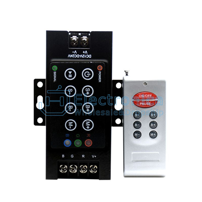 360W 30A 12V/24V 5050 RGB 8 Key RF LED Strip Controllor - I Found Tech Chinese Warehouse Import