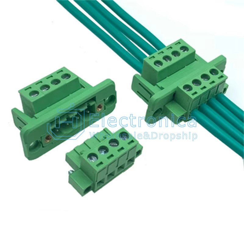 2EDGWC 5.08mm Solderless Docking Type Terminal Block with Flange
