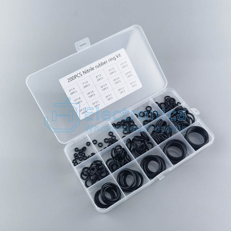 200pcs Nitrile Rubber Ring Kit - I Found Tech Chinese Warehouse Import