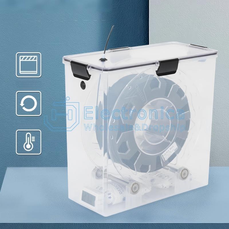 3D Printer Consumables Drying Box - I Found Tech Chinese Warehouse Import - with Temperature and Humidity Meter