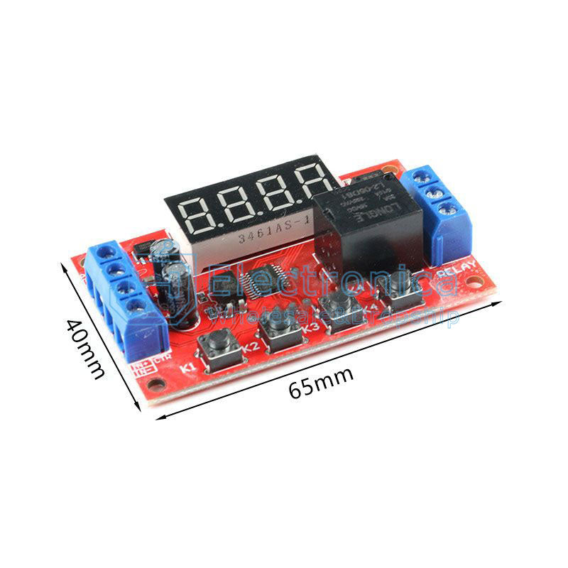 5V/12V/24V Multi-mode Time Delay Relay Module - I Found Tech Chinese Warehouse Import - 12V