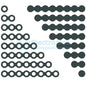 18650 Battery Insulating Gasket - I Found Tech Chinese Warehouse Import - 1S hollow(100pcs)