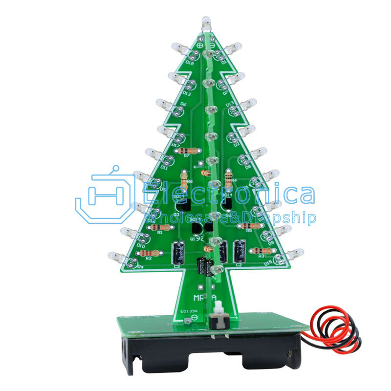 Colorful Christmas Tree LED DIY Kit - I Found Tech Chinese Warehouse Import