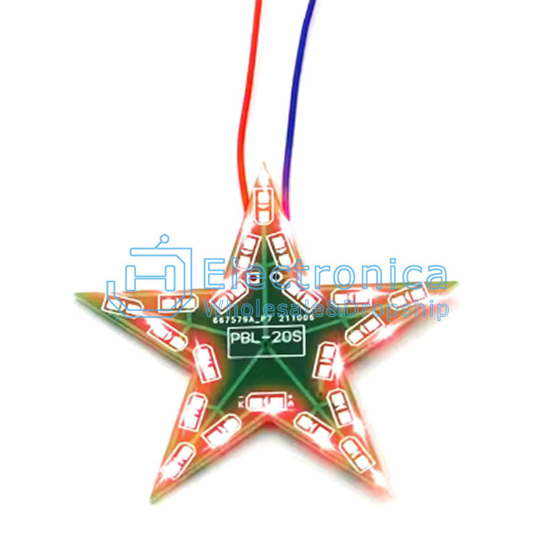 Five-Pointed Star Breathing Light Kit - I Found Tech Chinese Warehouse Import - Blue