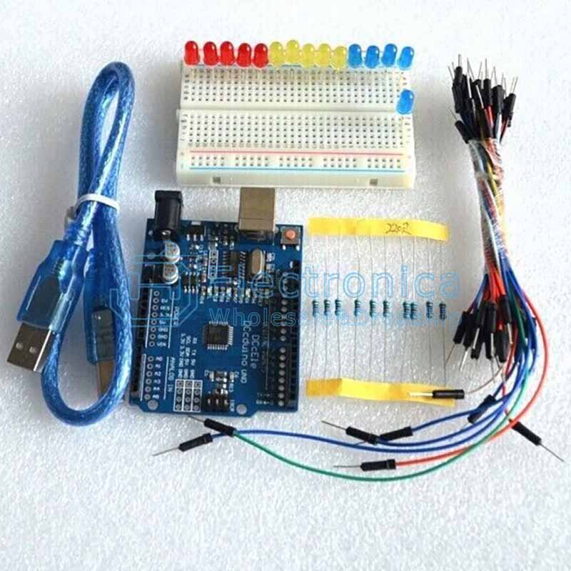 Uno R3 Starter Kit with Breadboard Cable LED - I Found Tech Chinese Warehouse Import