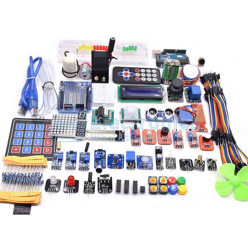 UNO R3 Project Complete Starter Kit - I Found Tech Chinese Warehouse Import - With UNO-R3 with 328P chip (with logo)