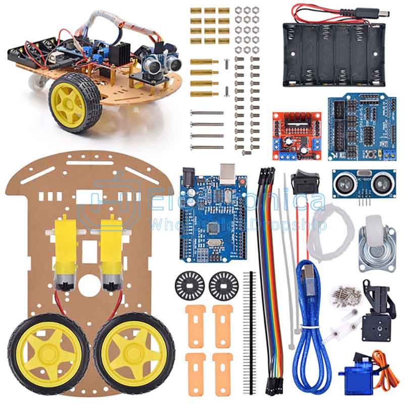 R2A New Avoidance Tracking Motor Smart Robot Car Chassis Kit - I Found Tech Chinese Warehouse Import