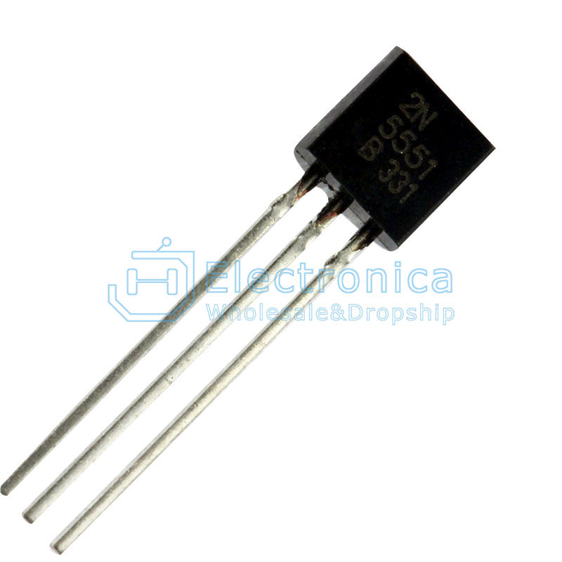 Triode 2N5551 TO-92 0.6A/160V NPN - I Found Tech Chinese Warehouse Import - 100PCS