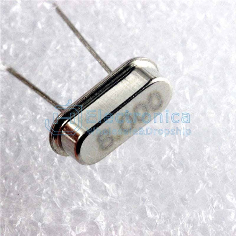 49S 8MHz Passive Crystal Oscillator - I Found Tech Chinese Warehouse Import - 10PCS