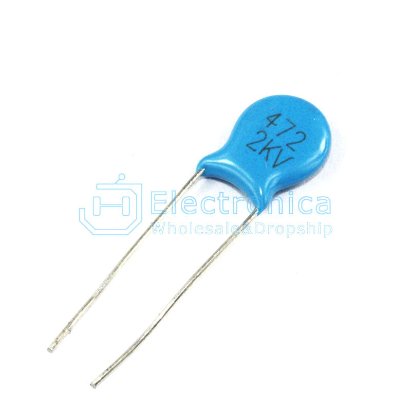 High Voltage Ceramic Capacitor 472 2KV 2000V 4.7NF - I Found Tech Chinese Warehouse Import - 100PCS