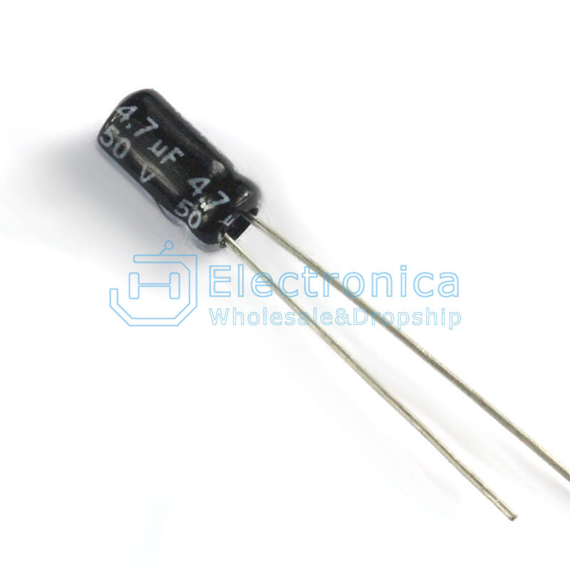 Electrolytic Capacitor 50V/4.7UF 5*11MM - I Found Tech Chinese Warehouse Import - 100PCS