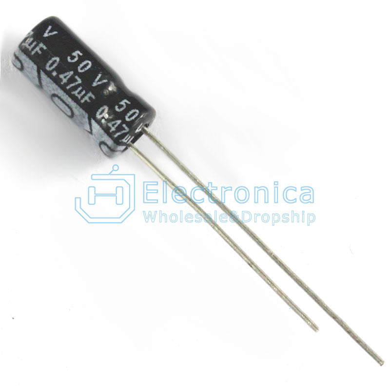 Electrolytic Capacitor 50v0.47uf 5*11MM - I Found Tech Chinese Warehouse Import - 100PCS